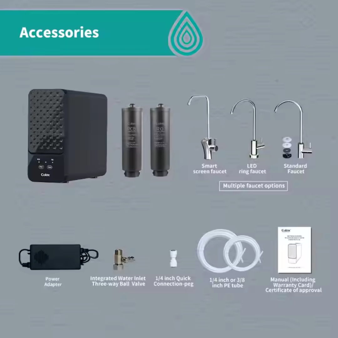 AquaVanta ClariSense X8 Under-Sink RO Water Filtration System