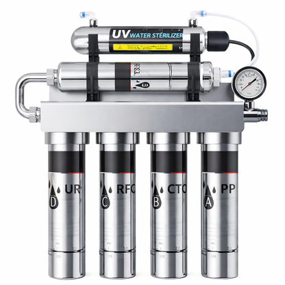AquaVelle Imperium UV 7-Stage Under-Sink Water Purification System
