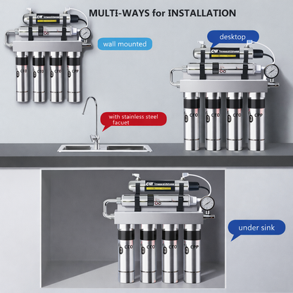 AquaVelle Imperium UV 7-Stage Under-Sink Water Purification System